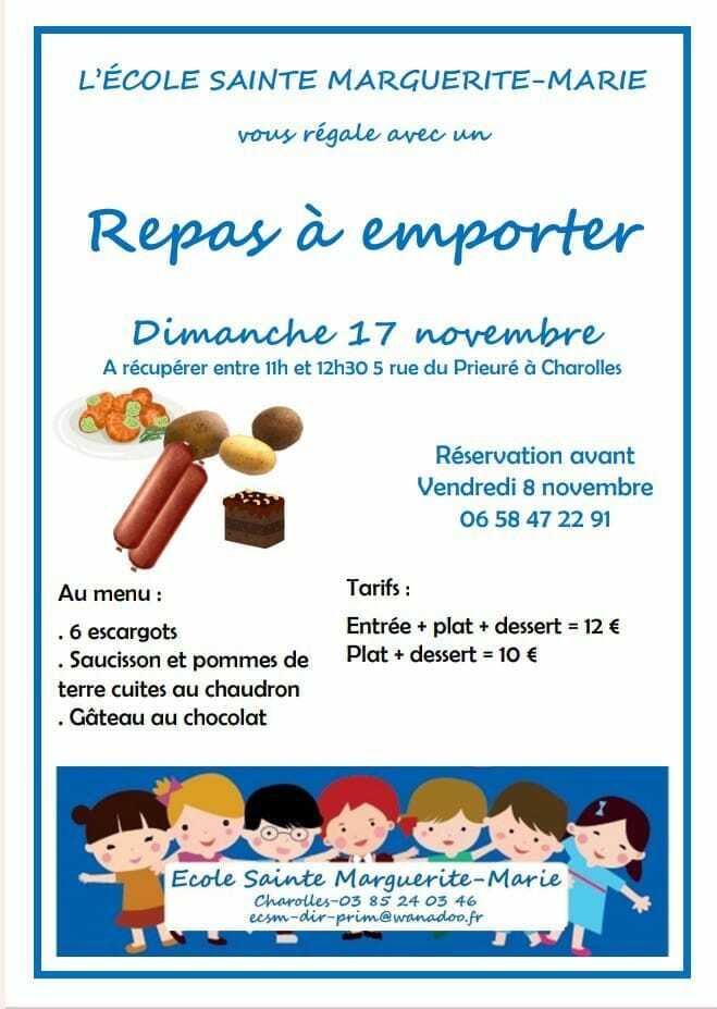 Repas à emporter - École Sainte Marguerite-Marie