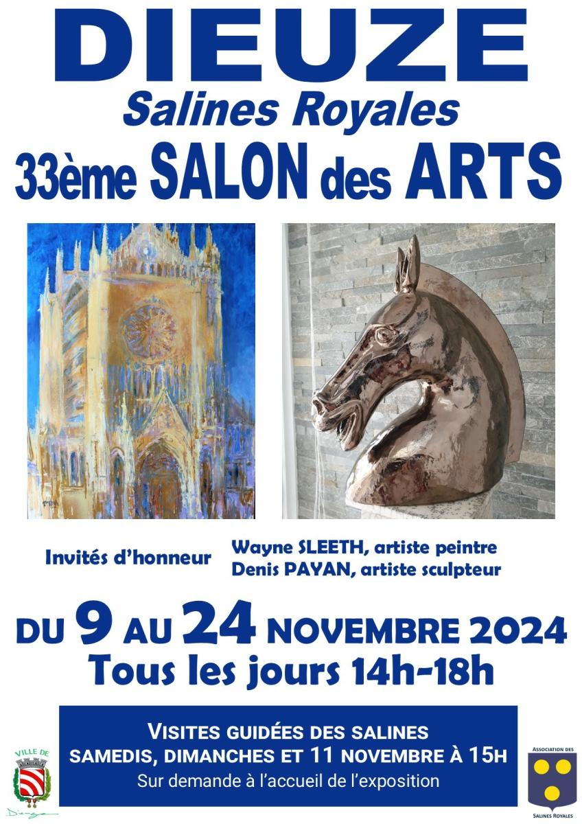 33ème Salon des Arts de Dieuze du 9 au 24 novembre 🎨 🗿