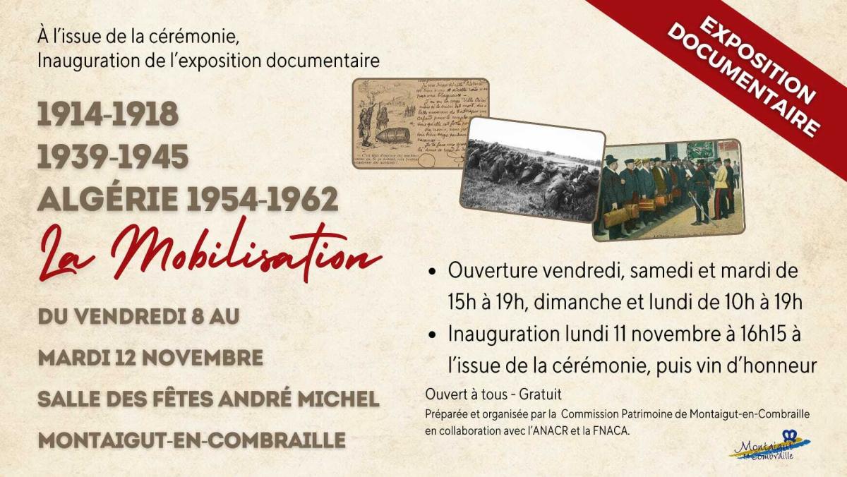 🇫🇷 CÉRÉMONIE DU 11 NOVEMBRE - EXPOSITION DOCUMENTAIRE