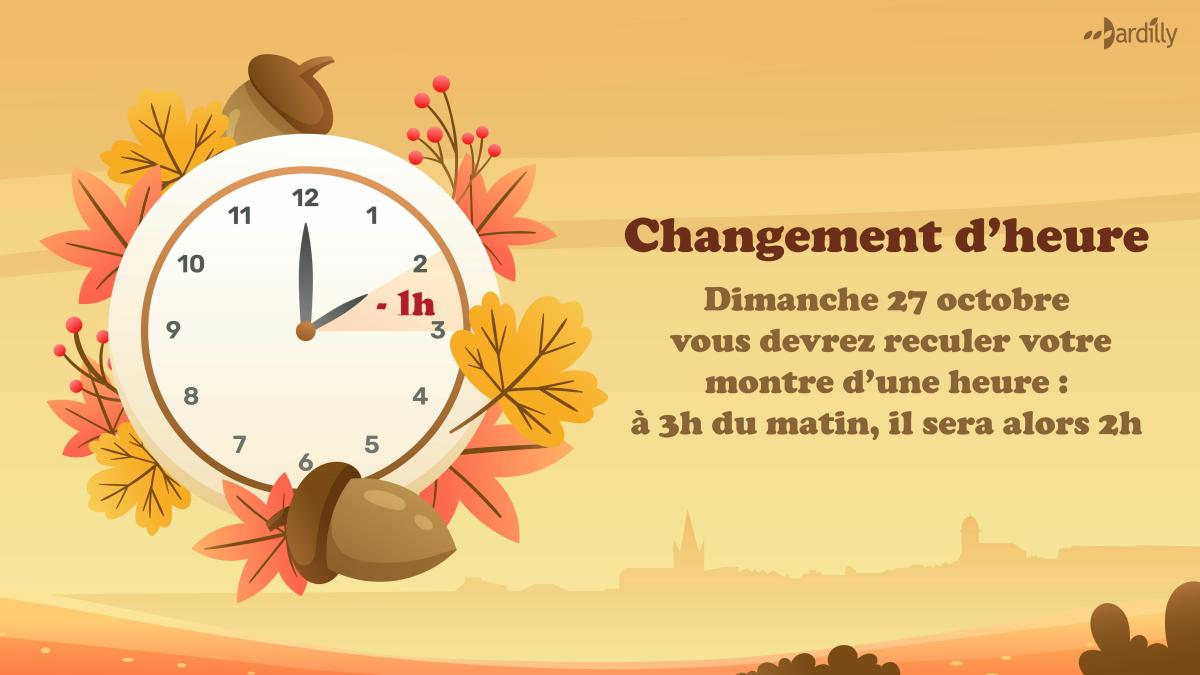 Changement d'heure 🕑❄️🍂