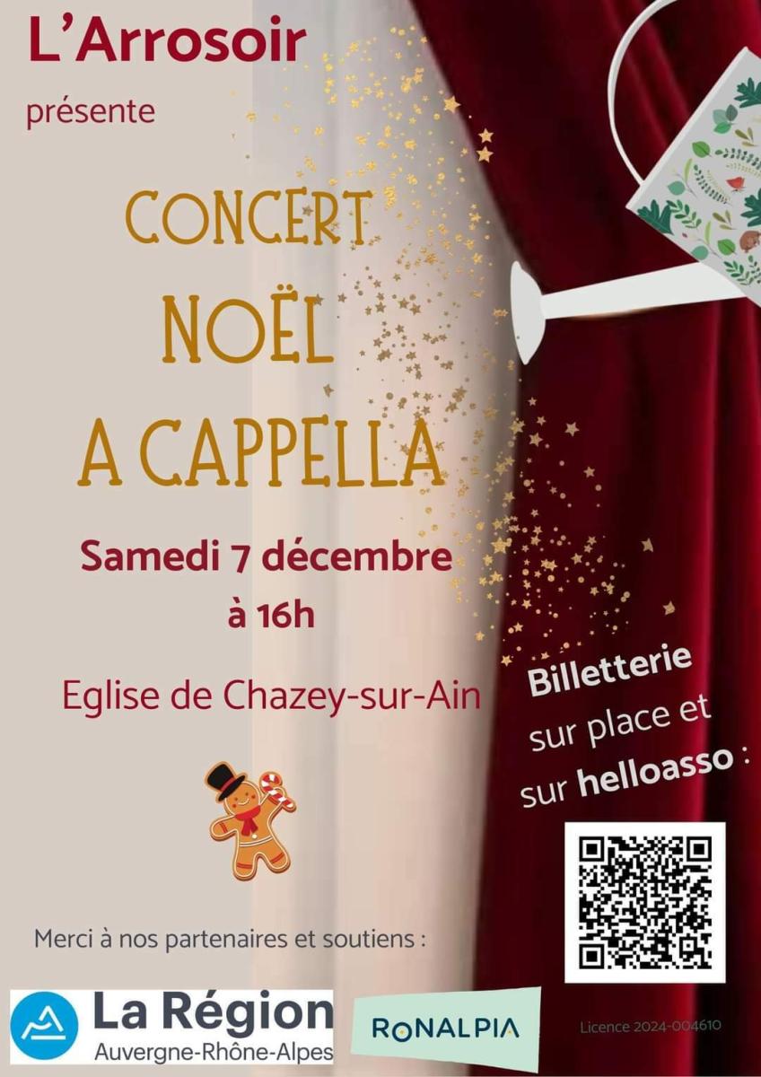 Concert Noël à cappella