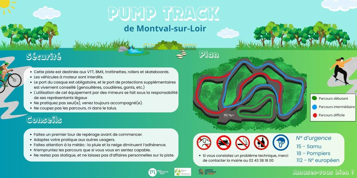 MONTVAL-SUR-LOIR // Les règles du pumptrack