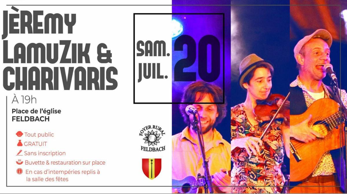 20 juillet 2024 - Concert jeREmy LamuZik & Charivaris