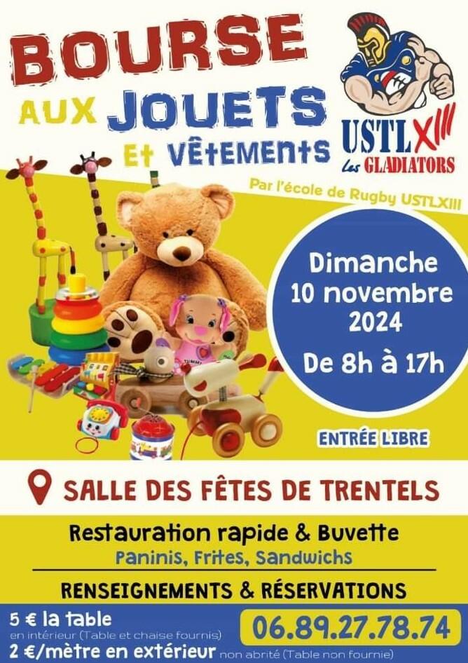 BOURSE AUX JOUETS ET VÊTEMENTS