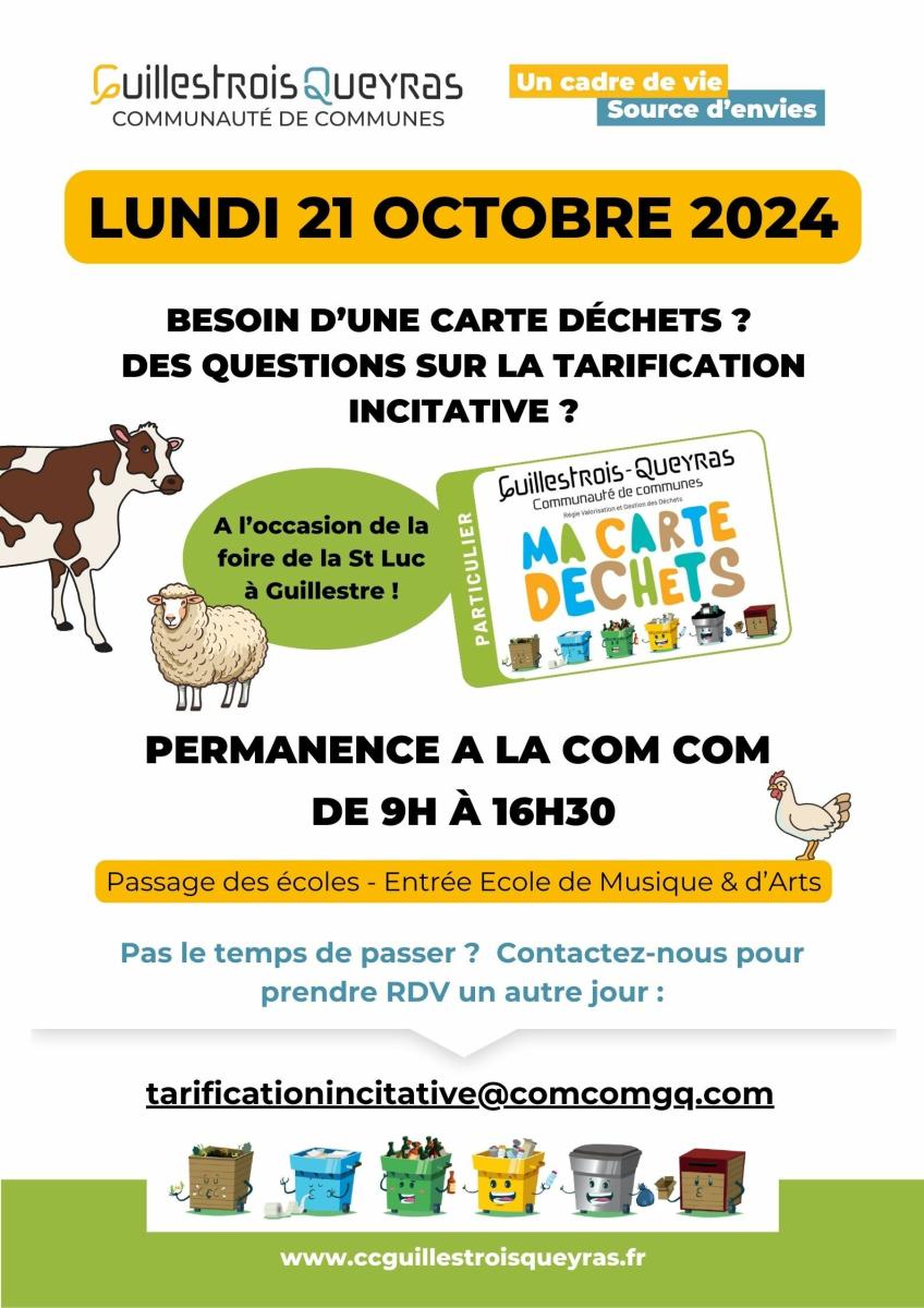 RELAIS INFORMATION CCGQ : TARIFICATION INCITATIVE