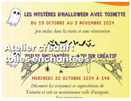 Les mystères d’Halloween jusqu' au 3 nov