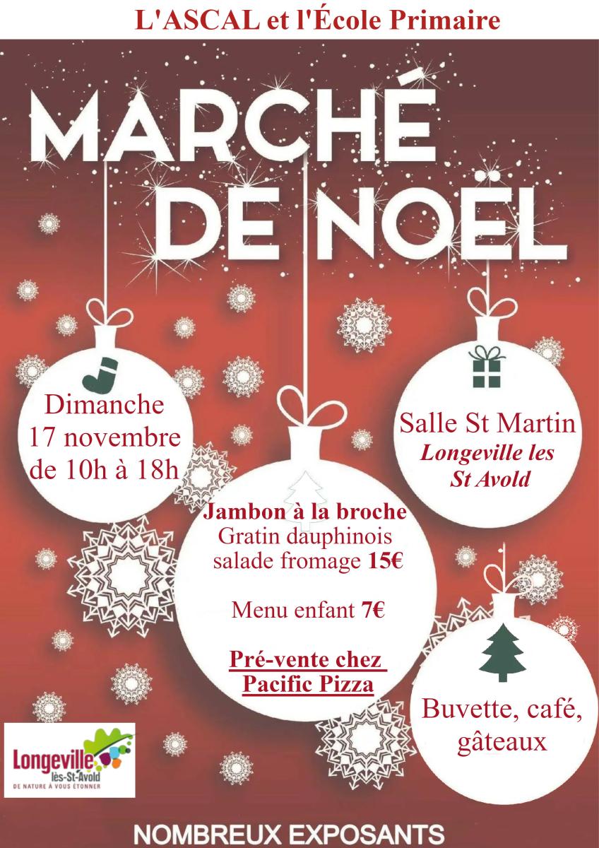 Marché de Noël à la salle St Martin 17/11