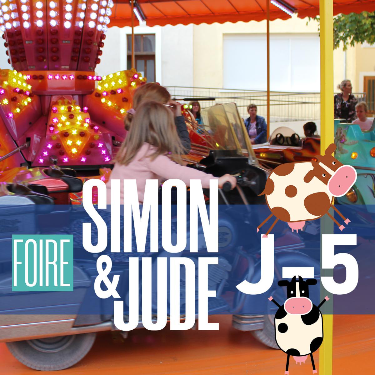 J-5 🐄 : Foire Simon et Jude !