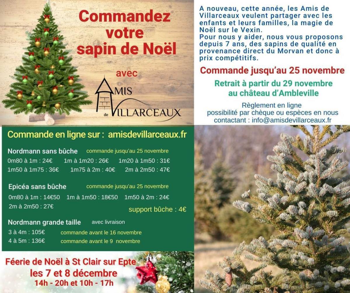 COMMANDEZ VOTRE SAPIN DE NOEL