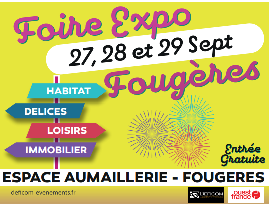 Salon de l'habitat à Fougères : du 27 au 29 septembre