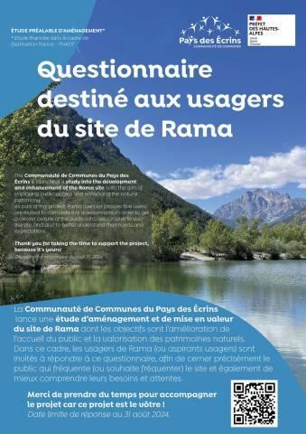 Étude d'aménagement du site de Rama