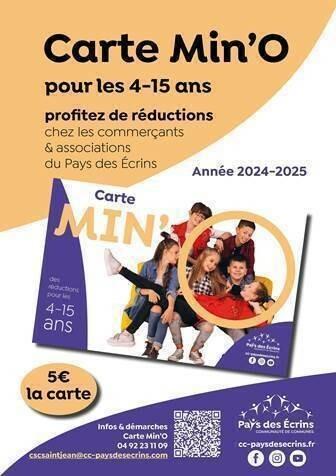 Carte Min'O 2024-2025