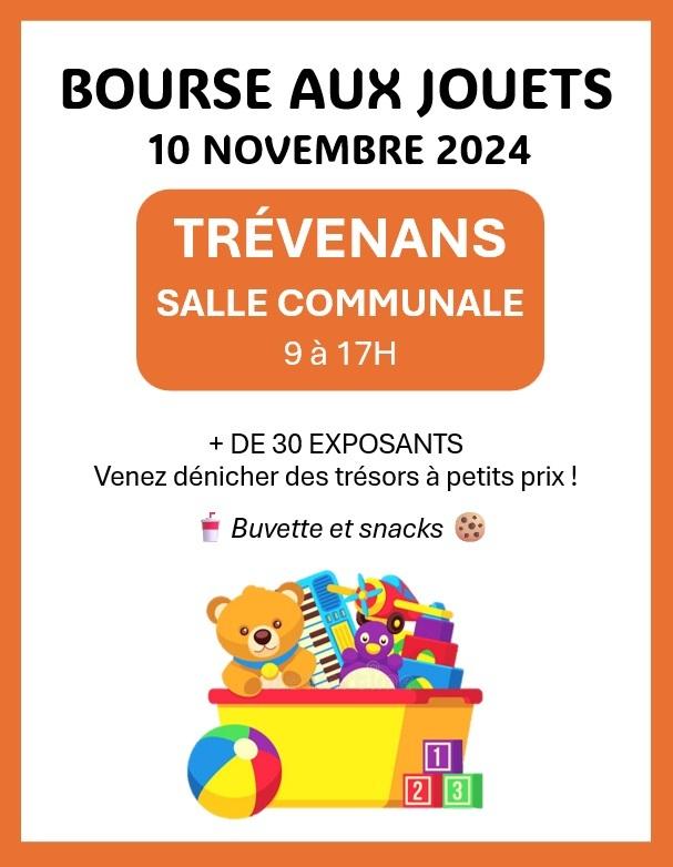 Bourse aux jouets le 10 novembre 🧸