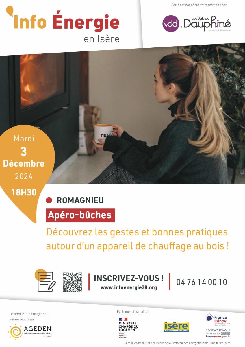 VDD - Apéro-Bûches à Romagnieu mardi 3 décembre