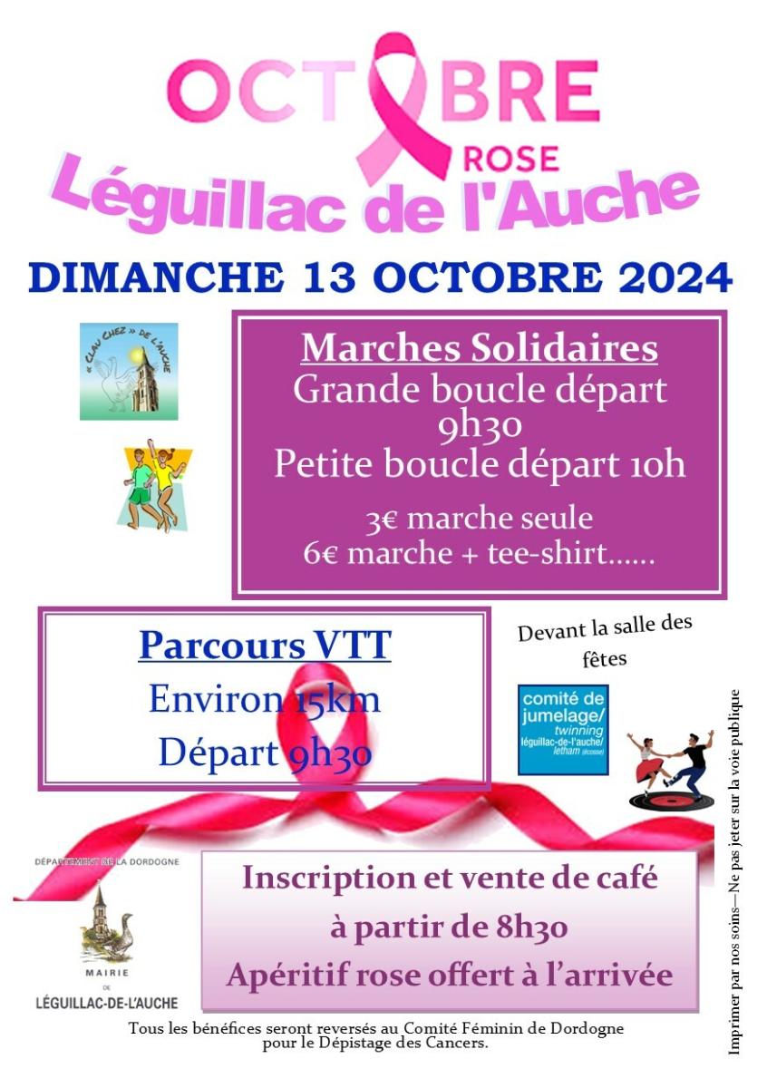 Octobre Rose à Léguillac