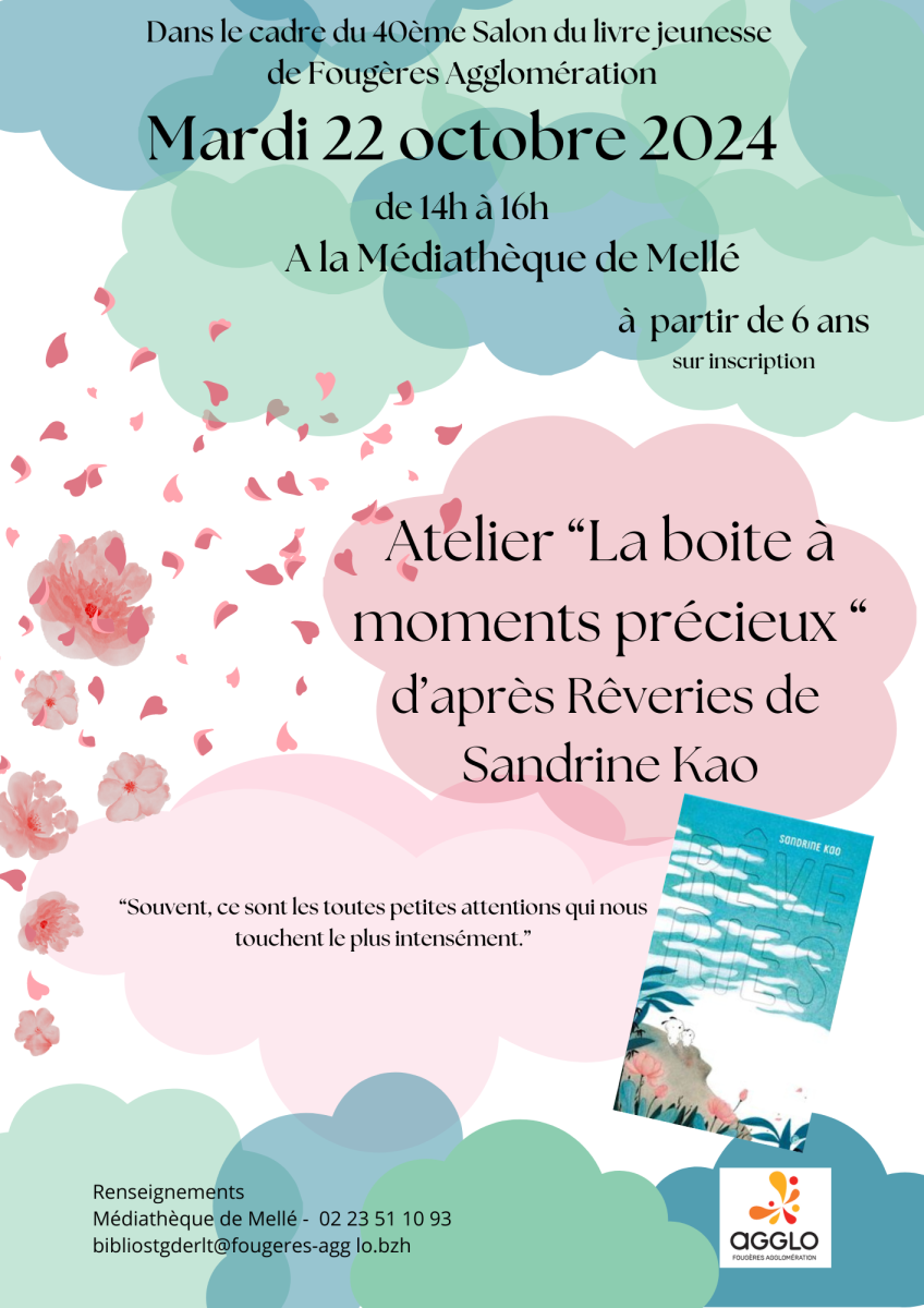 Médiathèque de Mellé : atelier mardi 22 octobre