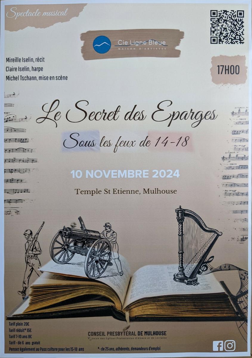 [Spectacle Musical] Le 10 NOVEMBRE 2024 au Temple St Etienne