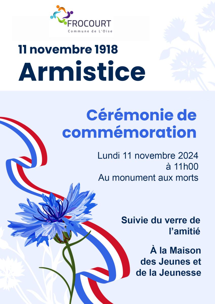 Commémoration du 11 novembre 1918