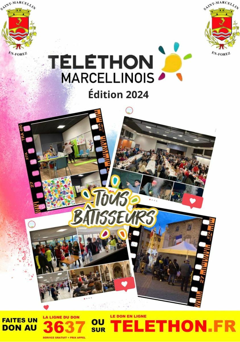 LE TÉLÉTHON MARCELLINOIS : C'EST PARTI !