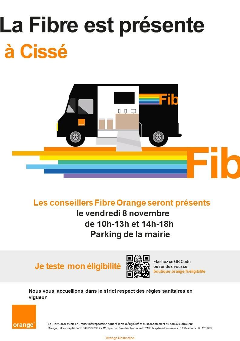 Camion d'information Fibre