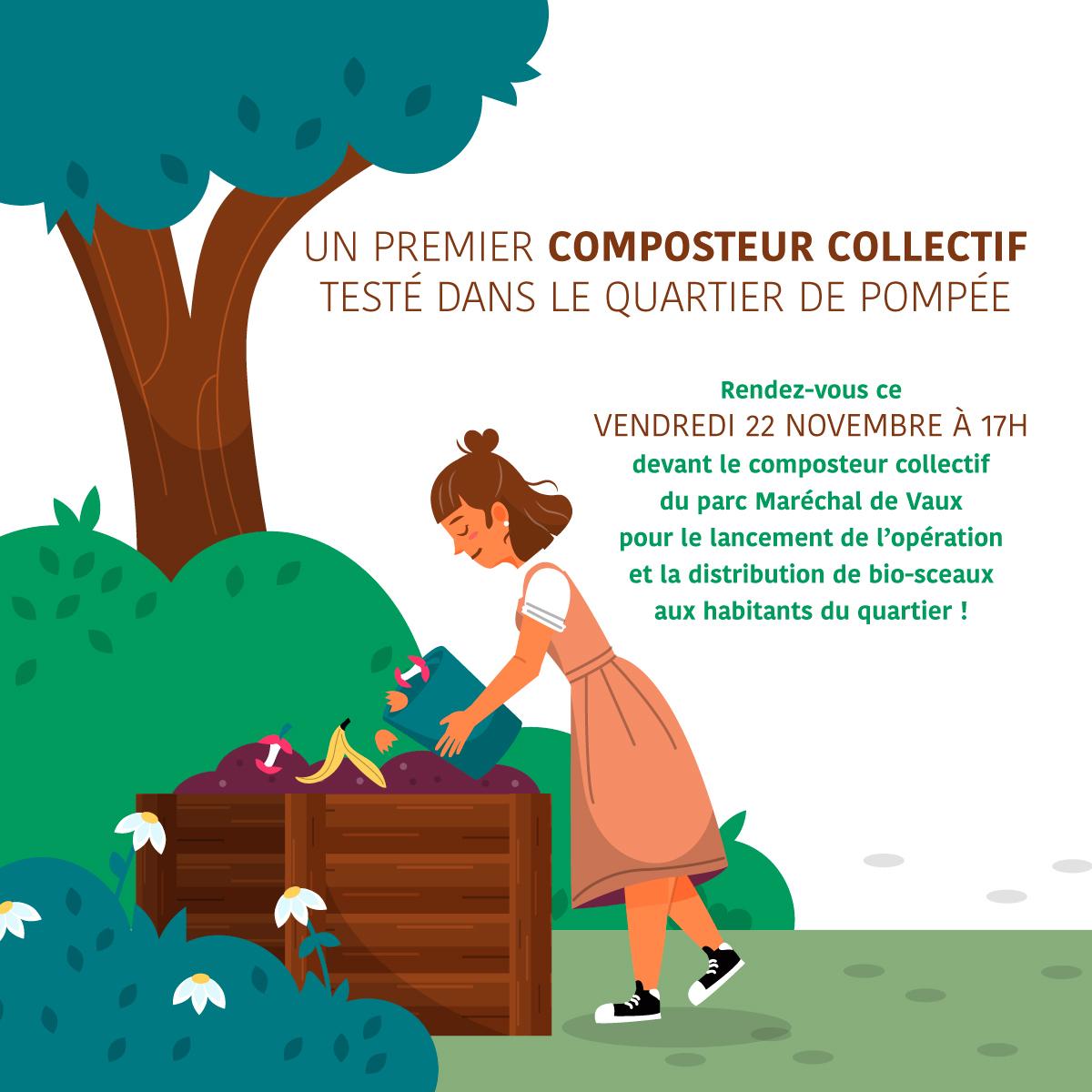 [1ER COMPOSTEUR COLLECTIF TESTÉ À POMPÉE] 🌱🌏