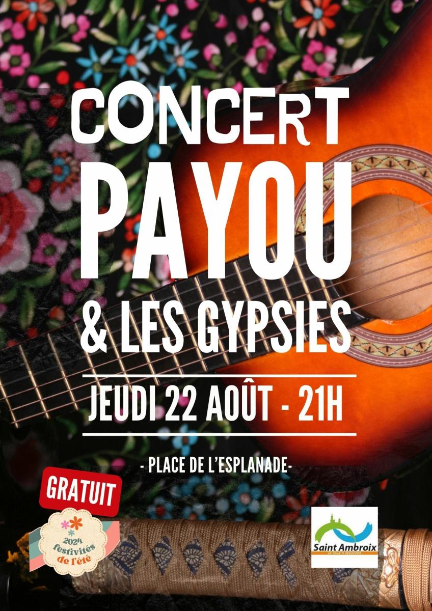 Payou et les Gypsies - Place de l'Esplanade - jeudi 22/8 (1/1)