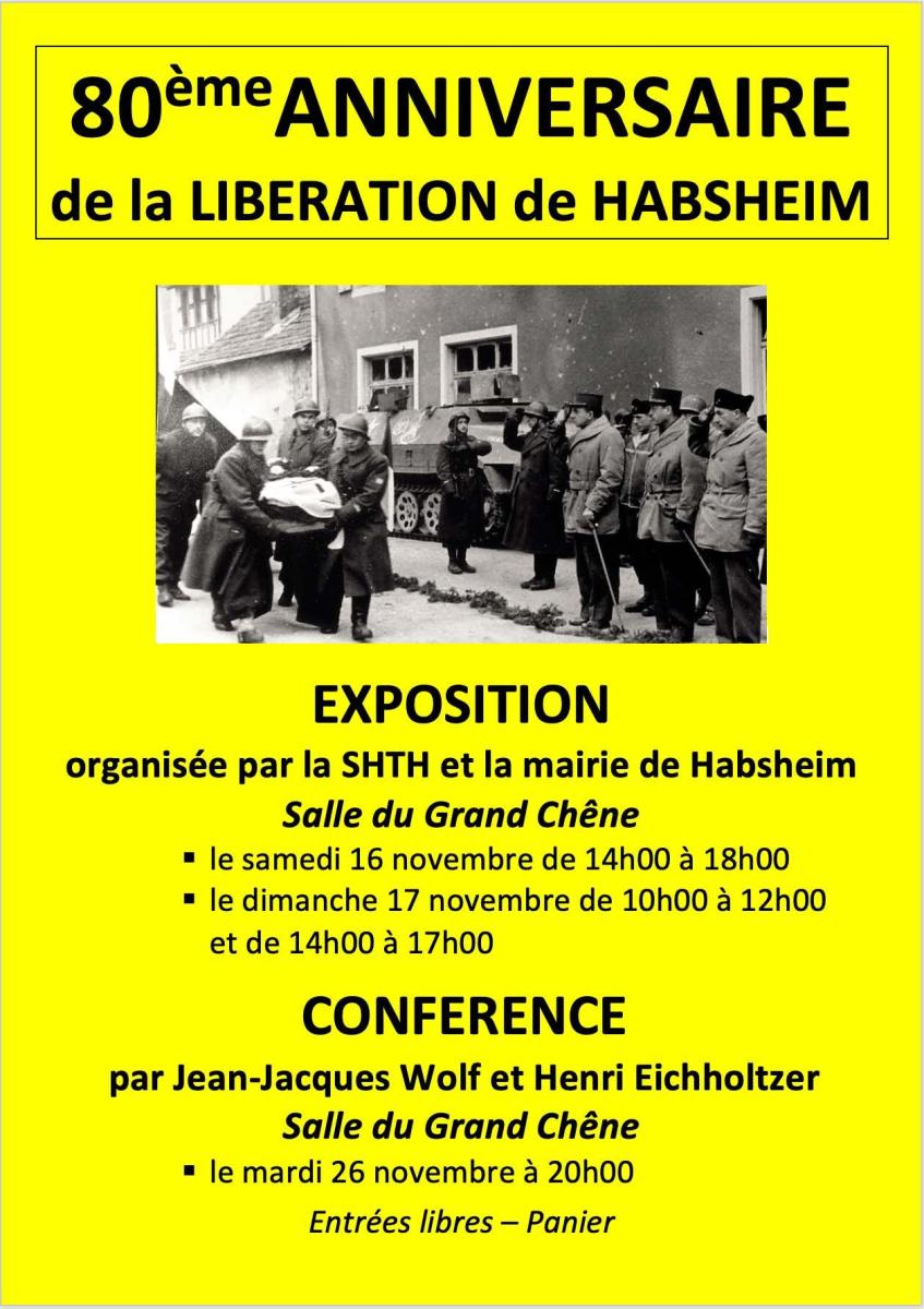 EXPOSITION des 80 ans de la libération de Habsheim