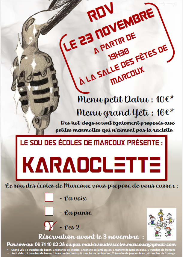 Soirée KARAOCLETTE