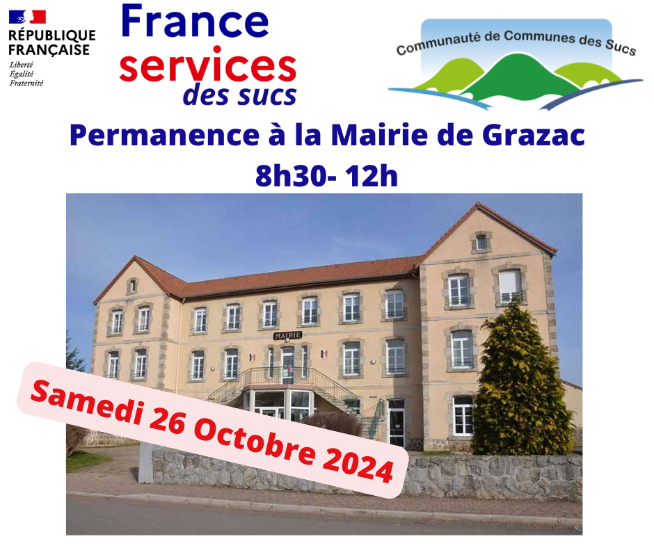 FRANCE SERVICE DES SUCS - Permanence