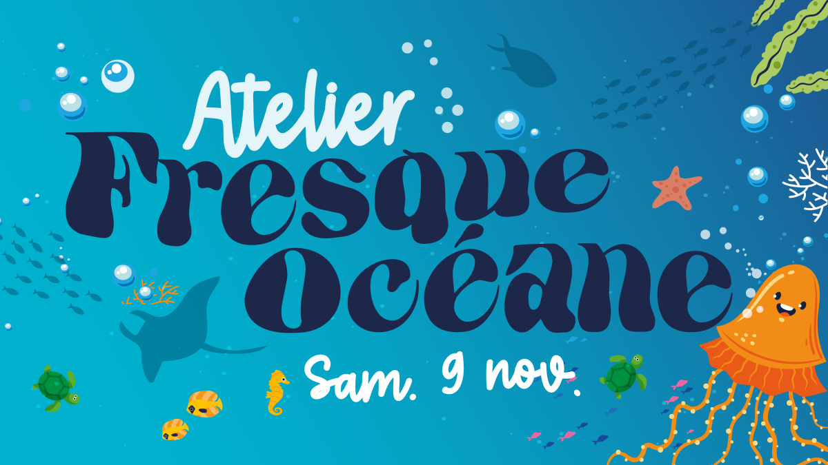 Atelier fresque océane 🐳🐠