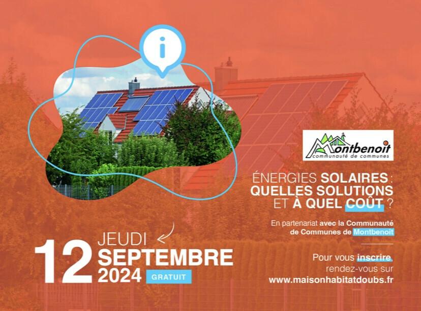 Conférence énergies solaires