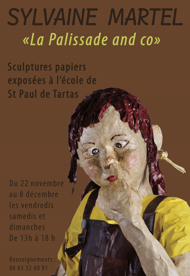 [VERNISSAGE EXPOSITION SYLVAINE MARTEL - 22/11 - ECOLE]