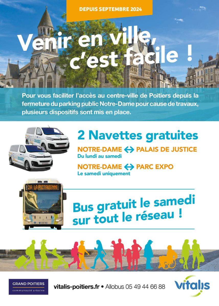 VITALIS : navettes et bus gratuits le samedi