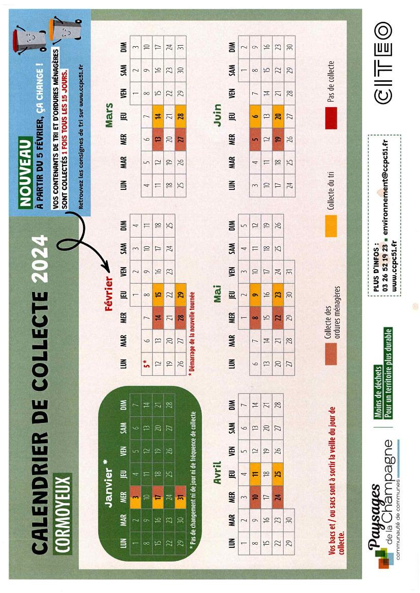 News La Collecte De Vos Dechets Evolue Mairie De Cormoyeux