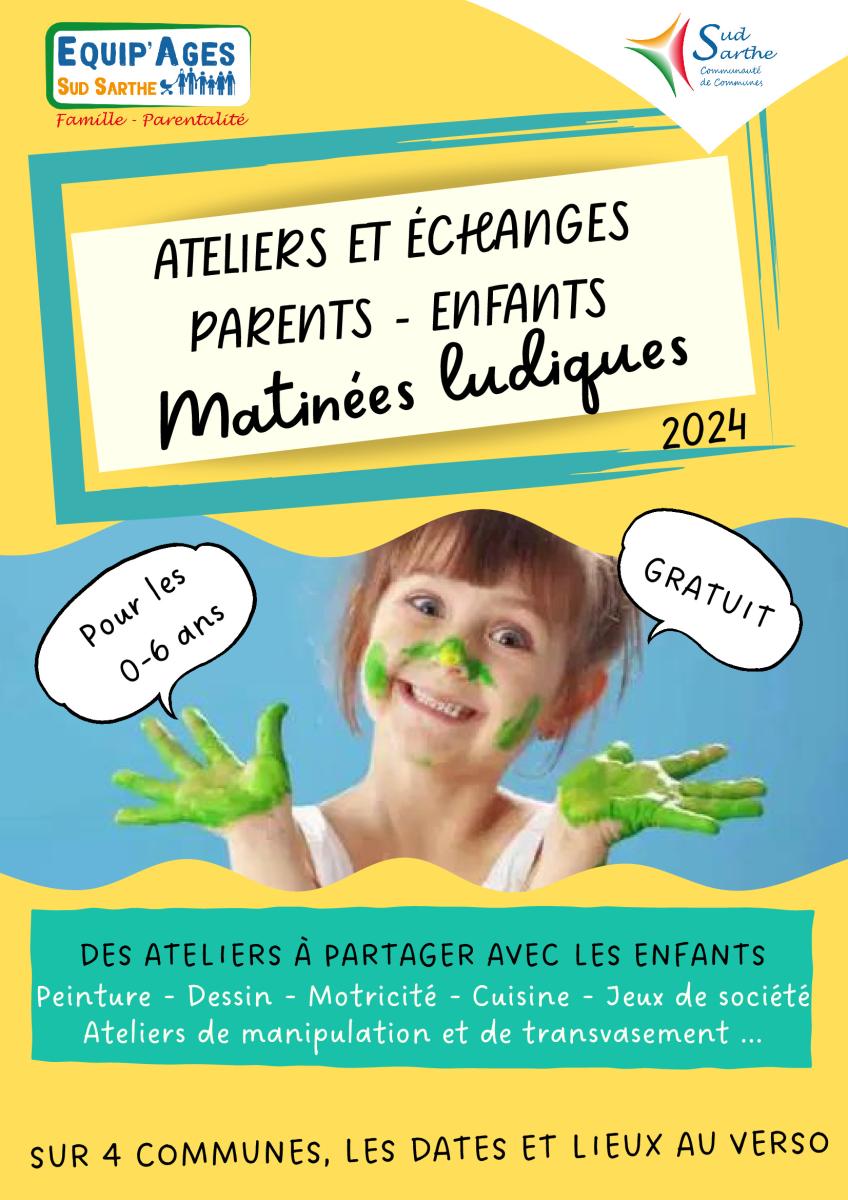 Noticias - ATELIERS, ÉCHANGES PARENTS - ENFANTS Matinées ludiques 2024 ...