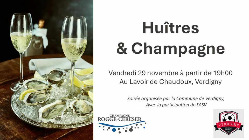 Soirée Huîtres et Champagne - Lavoir de Chaudoux