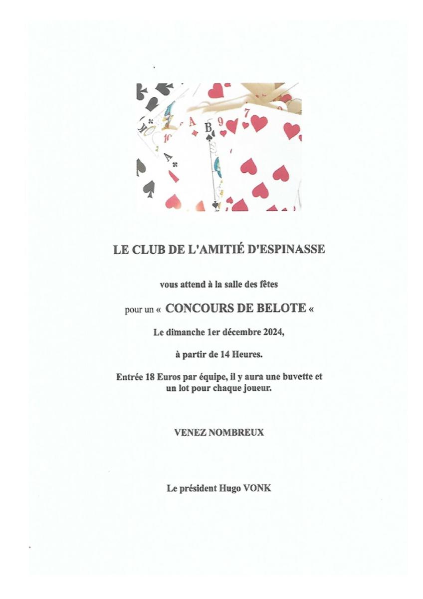 CLUB DE L'AMITIE