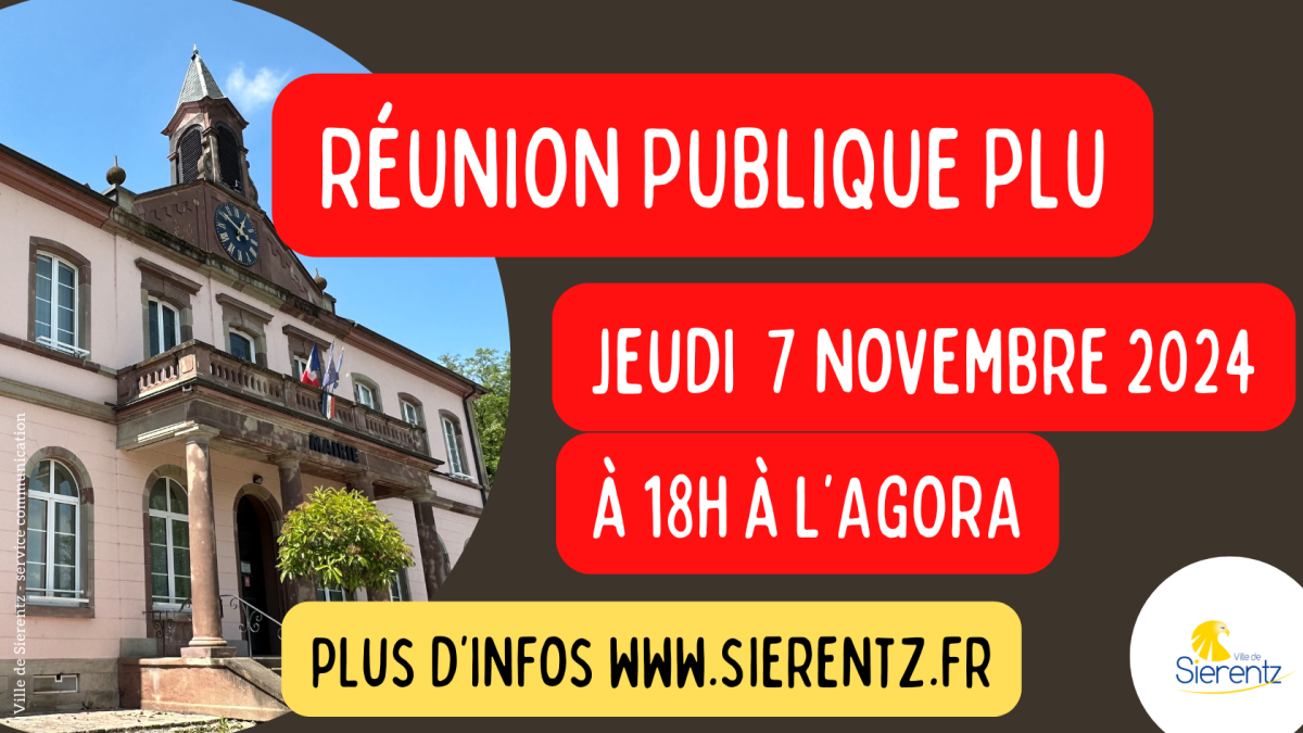 PLU - réunion publique