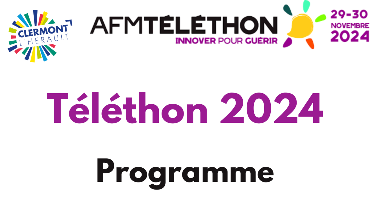 💛 TÉLÉTHON 2024 💚 PROGRAMME 💜