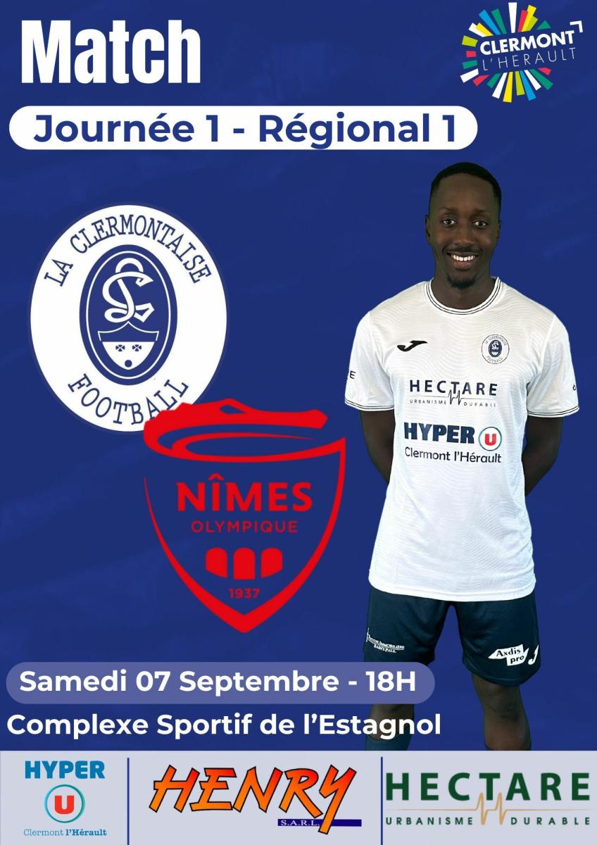 [C'est ce week-end : Match La Clermontaise Football]