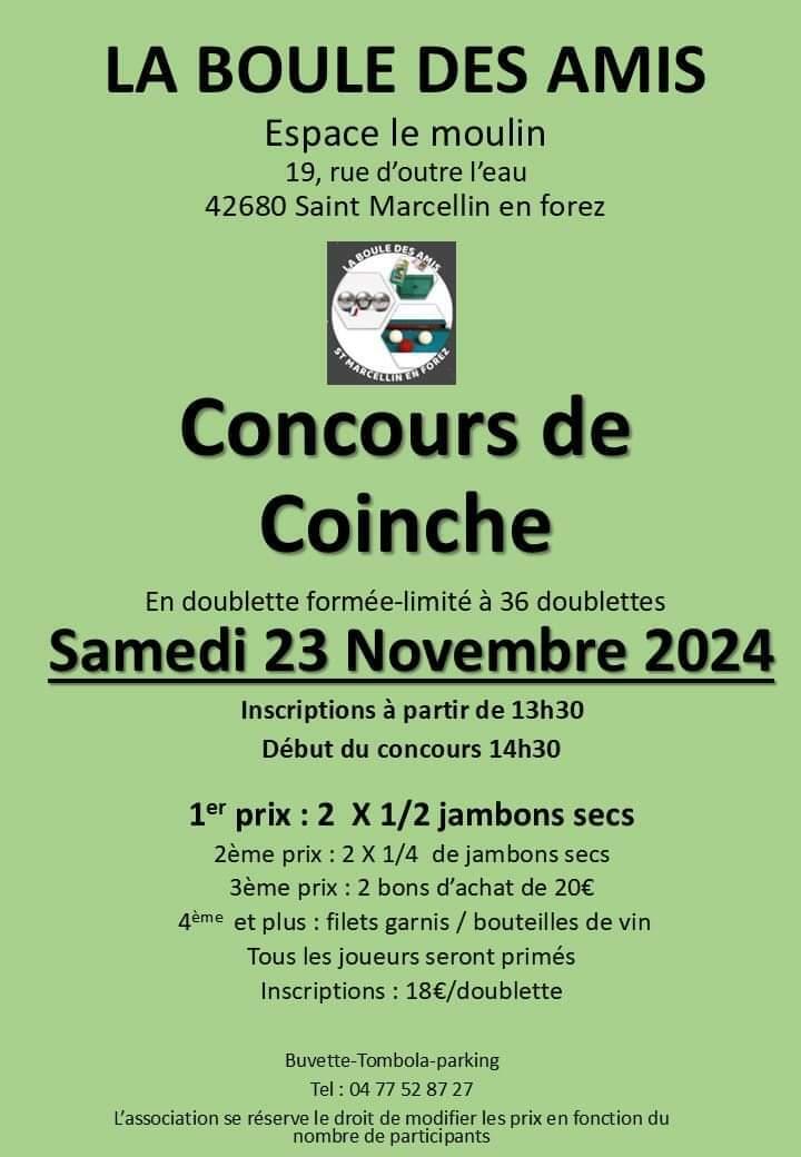 CONCOURS DE COINCHE