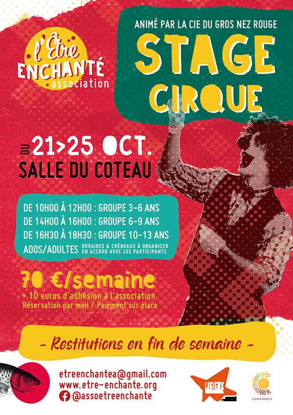 Stage Cirque durant les vacances de la Toussaint