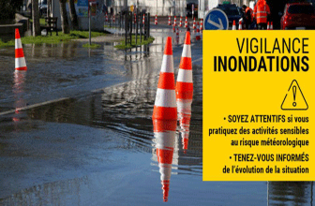 CRUES-INONDATIONS Alerte JAUNE