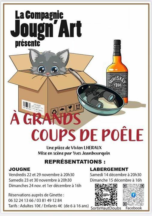 Théâtre avec la Cie Jougn'art : A grands coups de poêle