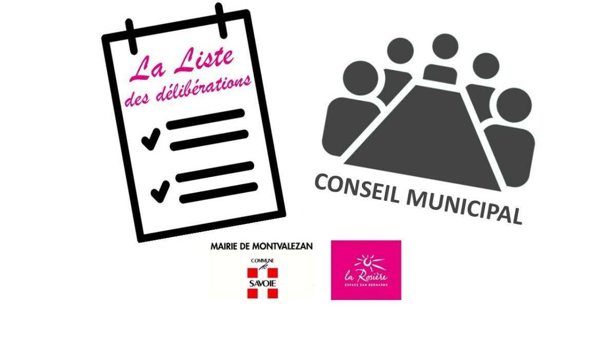 Conseil Municipal du 14 novembre - Liste des délibérations