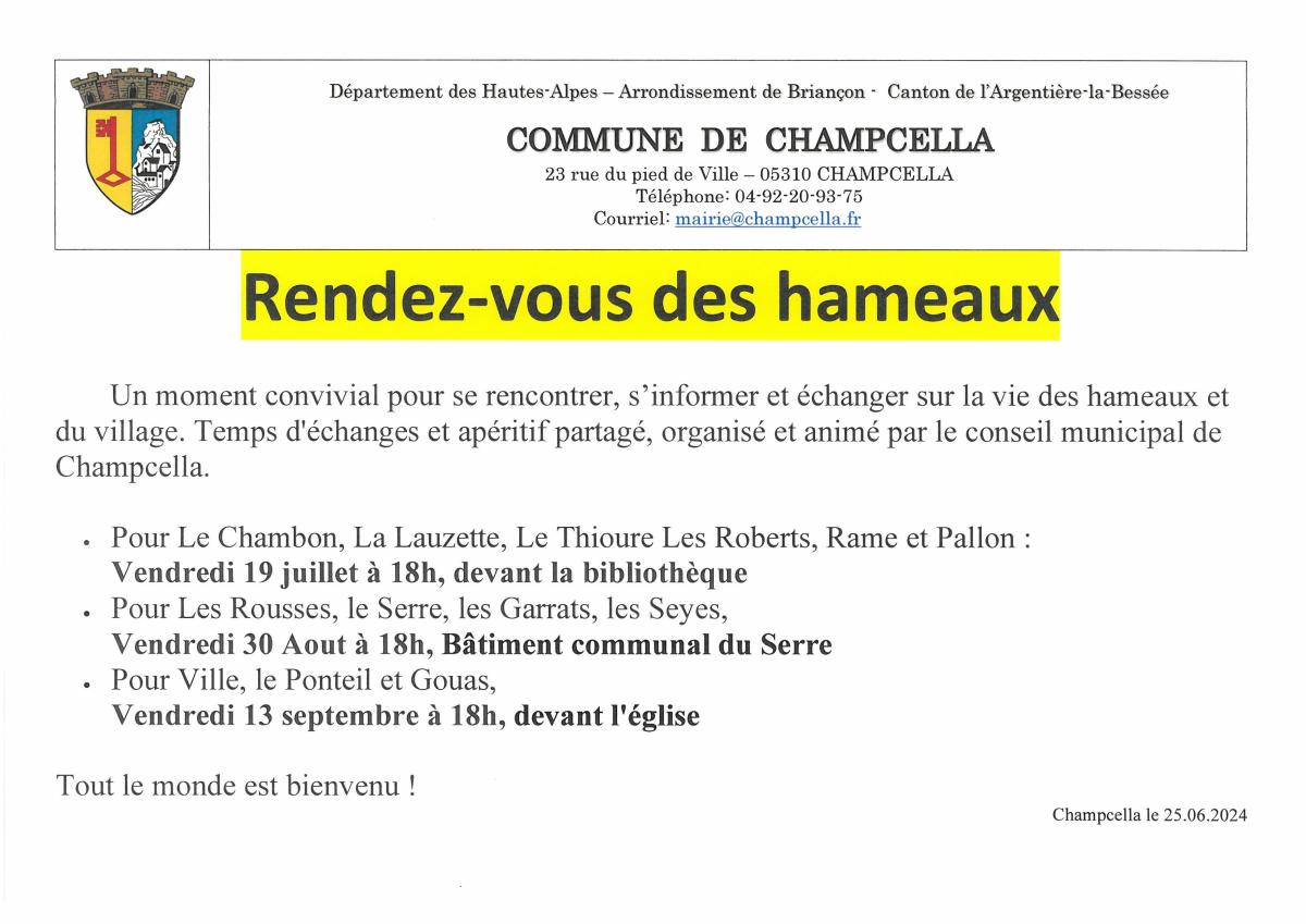 Dernier RDV des hameaux 2024