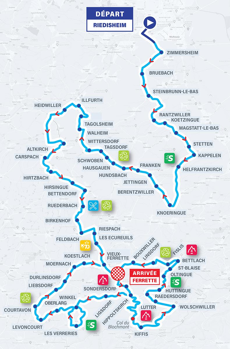 TOUR D'ALSACE CYCLISTE  RIEDISHEIM – FERRETTE jeudi 25/07