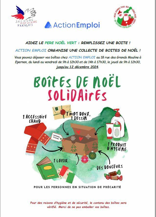 Collecte Boîtes de Noël Solidaires