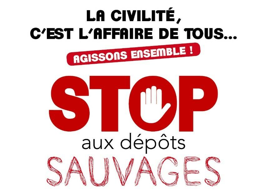 Dépôt sauvage INTERDIT 🚫