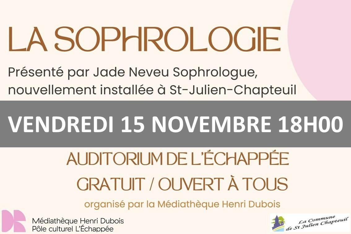 Conférence sur la sophrologie